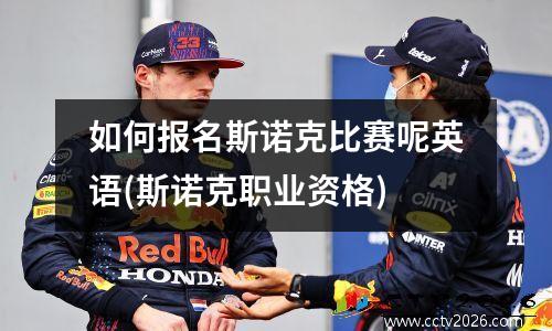 如何报名斯诺克比赛呢英语(斯诺克职业资格)