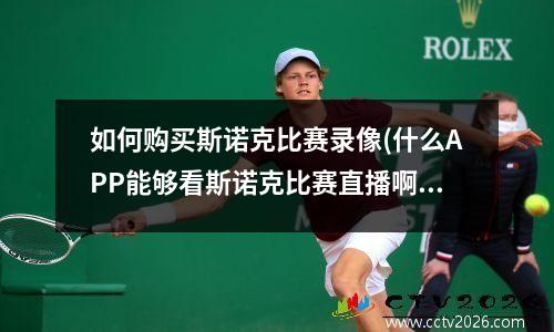 如何购买斯诺克比赛录像(什么APP能够看斯诺克比赛直播啊)