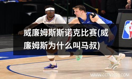 威廉姆斯斯诺克比赛(威廉姆斯为什么叫马叔)