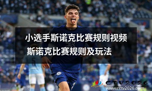 小选手斯诺克比赛规则视频 斯诺克比赛规则及玩法