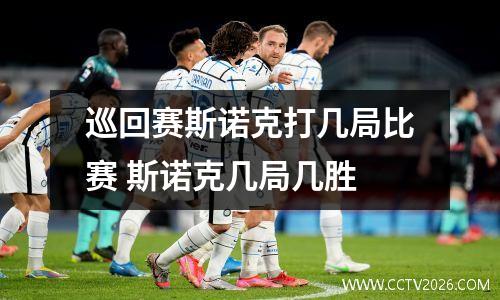 巡回赛斯诺克打几局比赛 斯诺克几局几胜