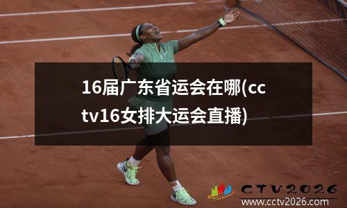 16届广东省运会在哪(cctv16女排大运会直播)