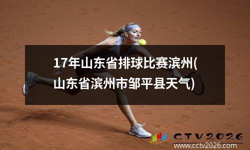 17年山东省排球比赛滨州(山东省滨州市邹平县天气)