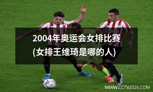 2004年奥运会女排比赛(女排王维琦是哪的人)