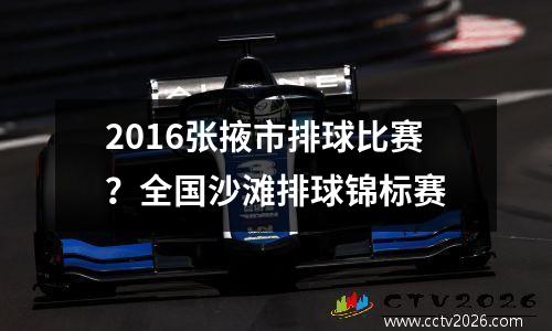2016张掖市排球比赛？全国沙滩排球锦标赛