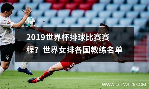 2019世界杯排球比赛赛程？世界女排各国教练名单