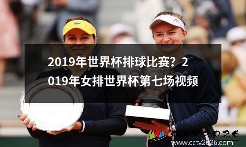 2019年世界杯排球比赛？2019年女排世界杯第七场视频