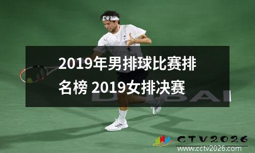 2019年男排球比赛排名榜 2019女排决赛