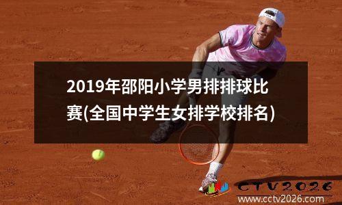 2019年邵阳小学男排排球比赛(全国中学生女排学校排名)
