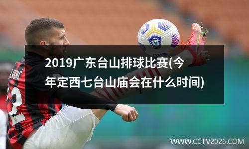 2019广东台山排球比赛(今年定西七台山庙会在什么时间)