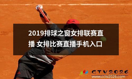 2019排球之窗女排联赛直播 女排比赛直播手机入口