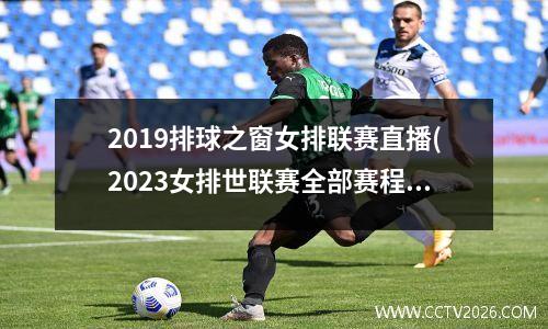 2019排球之窗女排联赛直播(2023女排世联赛全部赛程直播)