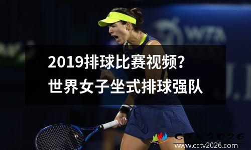 2019排球比赛视频？世界女子坐式排球强队