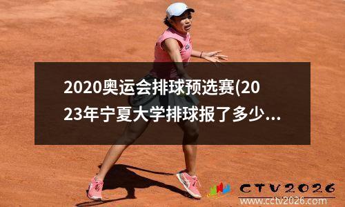 2020奥运会排球预选赛(2023年宁夏大学排球报了多少人排球)