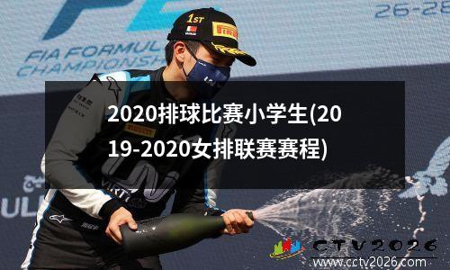 2020排球比赛小学生(2019-2020女排联赛赛程)