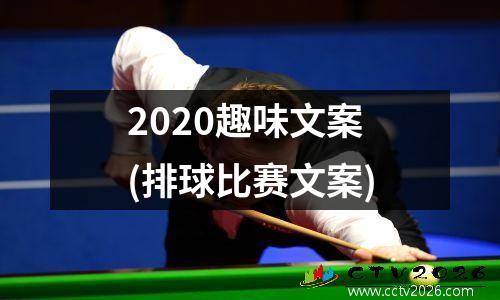 2020趣味文案(排球比赛文案)