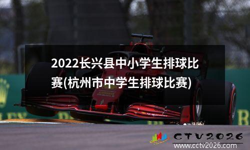 2022长兴县中小学生排球比赛(杭州市中学生排球比赛)
