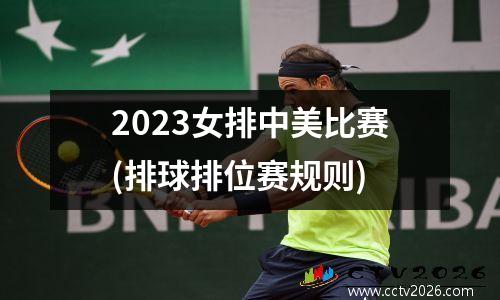 2023女排中美比赛(排球排位赛规则)
