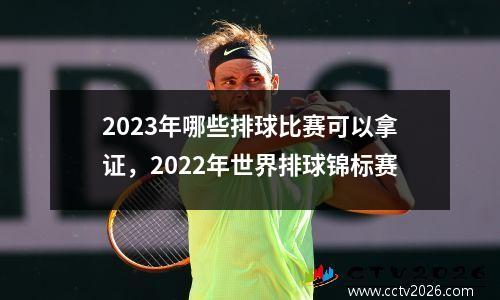 2023年哪些排球比赛可以拿证，2022年世界排球锦标赛