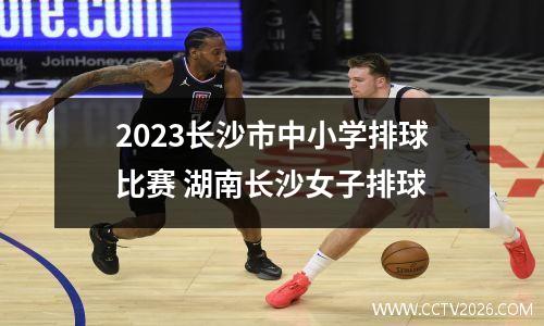 2023长沙市中小学排球比赛 湖南长沙女子排球