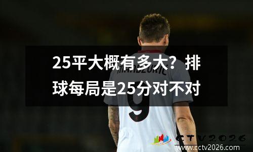 25平大概有多大？排球每局是25分对不对