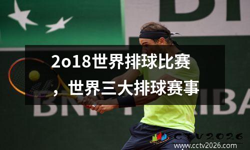 2o18世界排球比赛，世界三大排球赛事
