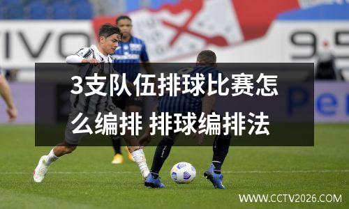 3支队伍排球比赛怎么编排 排球编排法