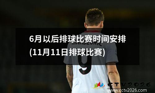 6月以后排球比赛时间安排(11月11日排球比赛)
