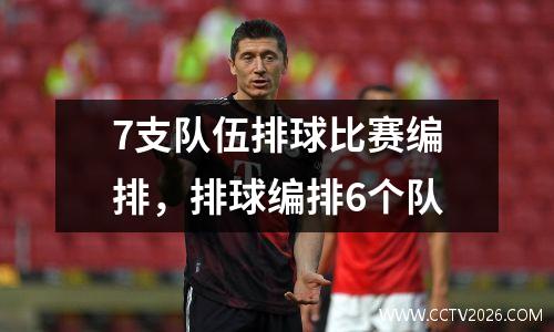 7支队伍排球比赛编排，排球编排6个队