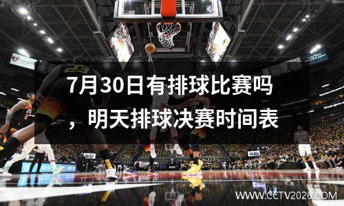 7月30日有排球比赛吗，明天排球决赛时间表