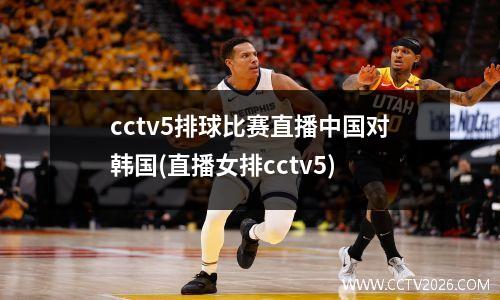 cctv5排球比赛直播中国对韩国(直播女排cctv5)