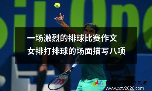一场激烈的排球比赛作文 女排打排球的场面描写八项