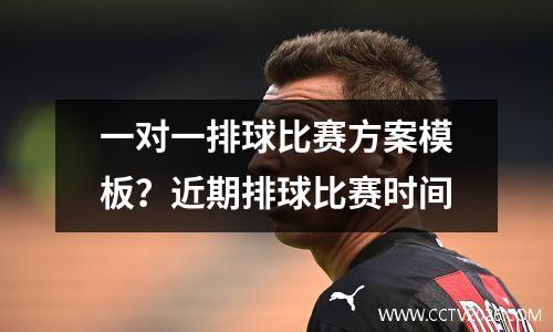 一对一排球比赛方案模板？近期排球比赛时间