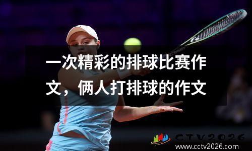 一次精彩的排球比赛作文，俩人打排球的作文