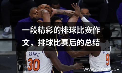 一段精彩的排球比赛作文，排球比赛后的总结
