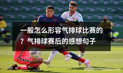一般怎么形容气排球比赛的？气排球赛后的感想句子