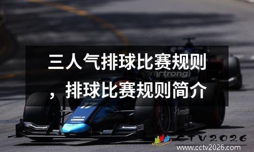 三人气排球比赛规则，排球比赛规则简介
