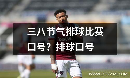 三八节气排球比赛口号？排球口号