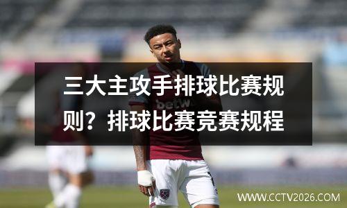 三大主攻手排球比赛规则？排球比赛竞赛规程
