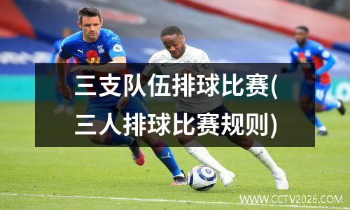三支队伍排球比赛(三人排球比赛规则)