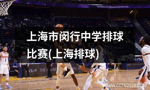 上海市闵行中学排球比赛(上海排球)