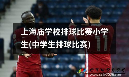 上海庙学校排球比赛小学生(中学生排球比赛)