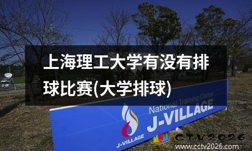 上海理工大学有没有排球比赛(大学排球)