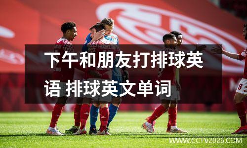 下午和朋友打排球英语 排球英文单词