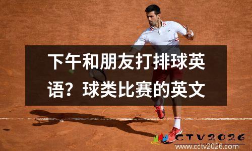 下午和朋友打排球英语？球类比赛的英文