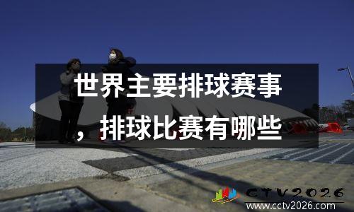 世界主要排球赛事，排球比赛有哪些