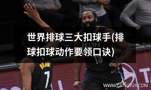 世界排球三大扣球手(排球扣球动作要领口诀)