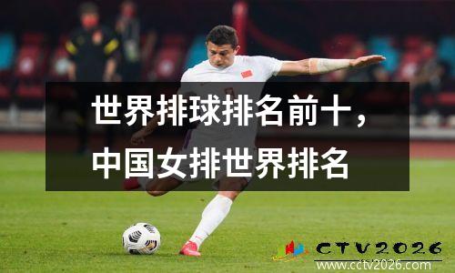 世界排球排名前十，中国女排世界排名