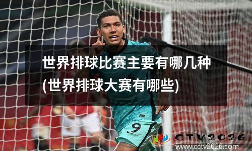 世界排球比赛主要有哪几种(世界排球大赛有哪些)