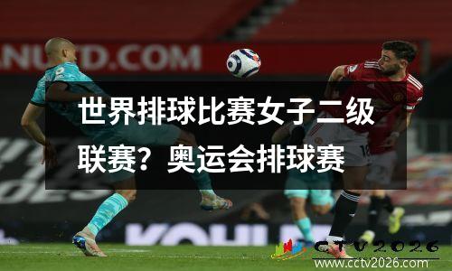 世界排球比赛女子二级联赛？奥运会排球赛